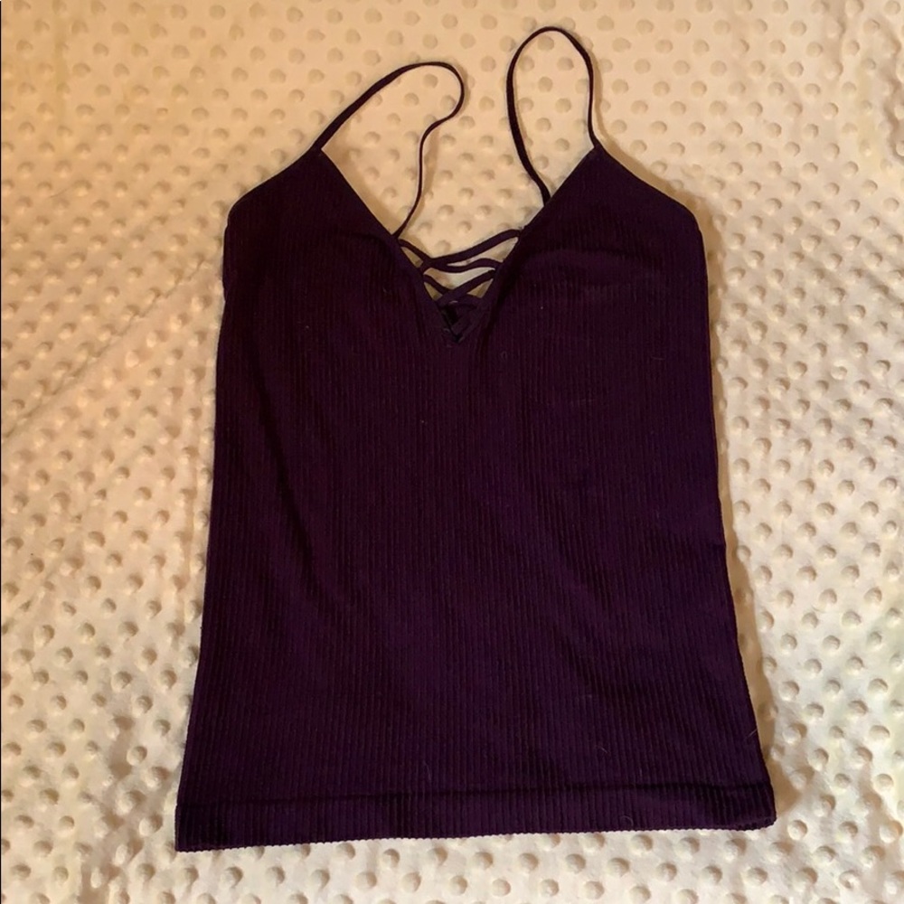 Aeropostale maroon tank top